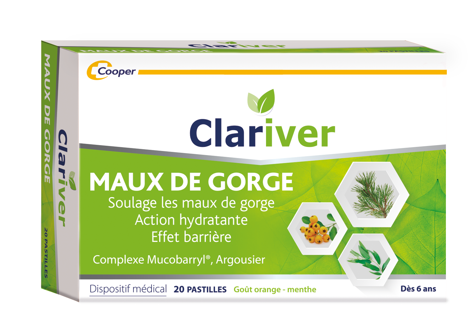 Clariver Pastilles maux de gorge