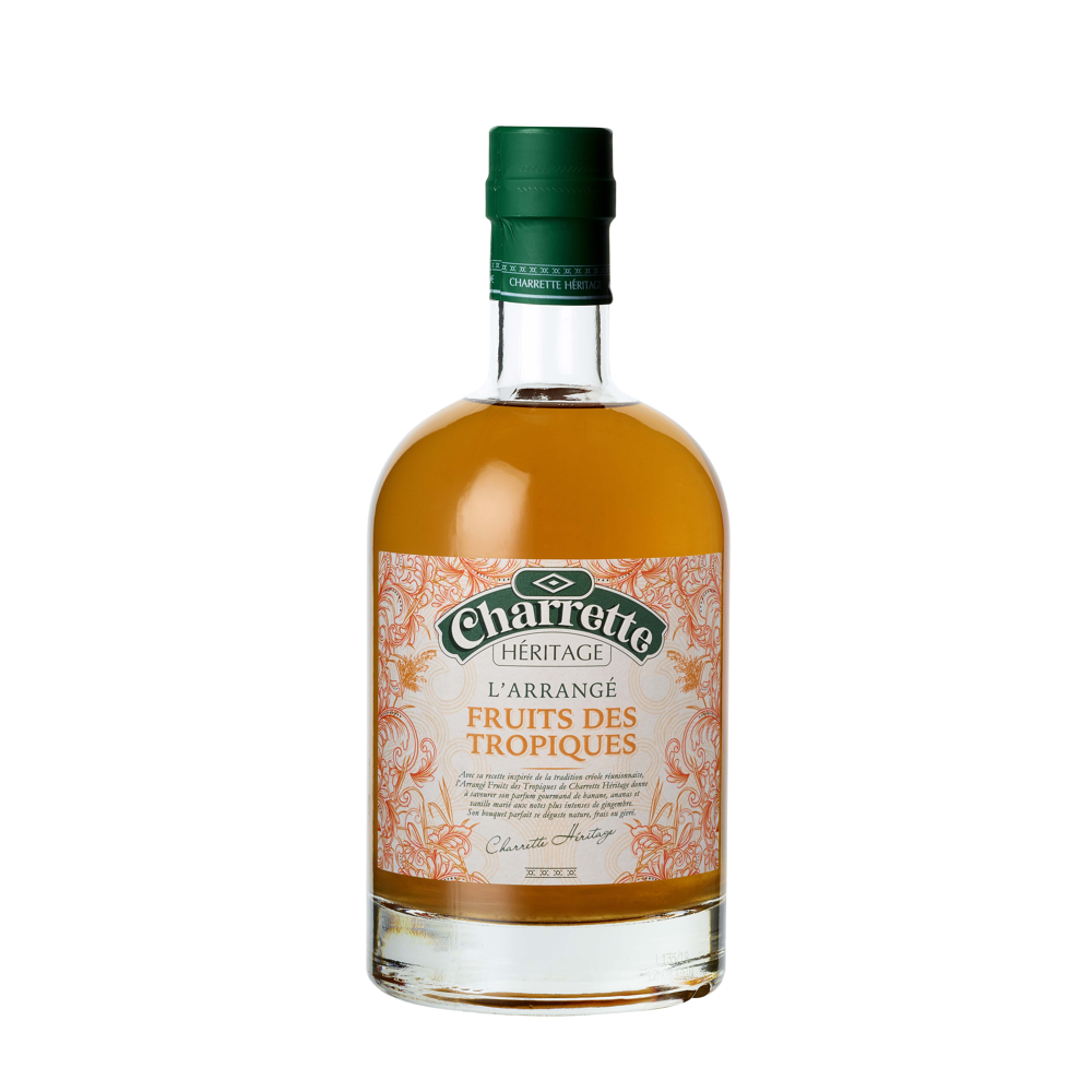 Charrette Héritage Arrangé Fruits des Tropiques - Réunion, 35 % vol. - 50 cl
