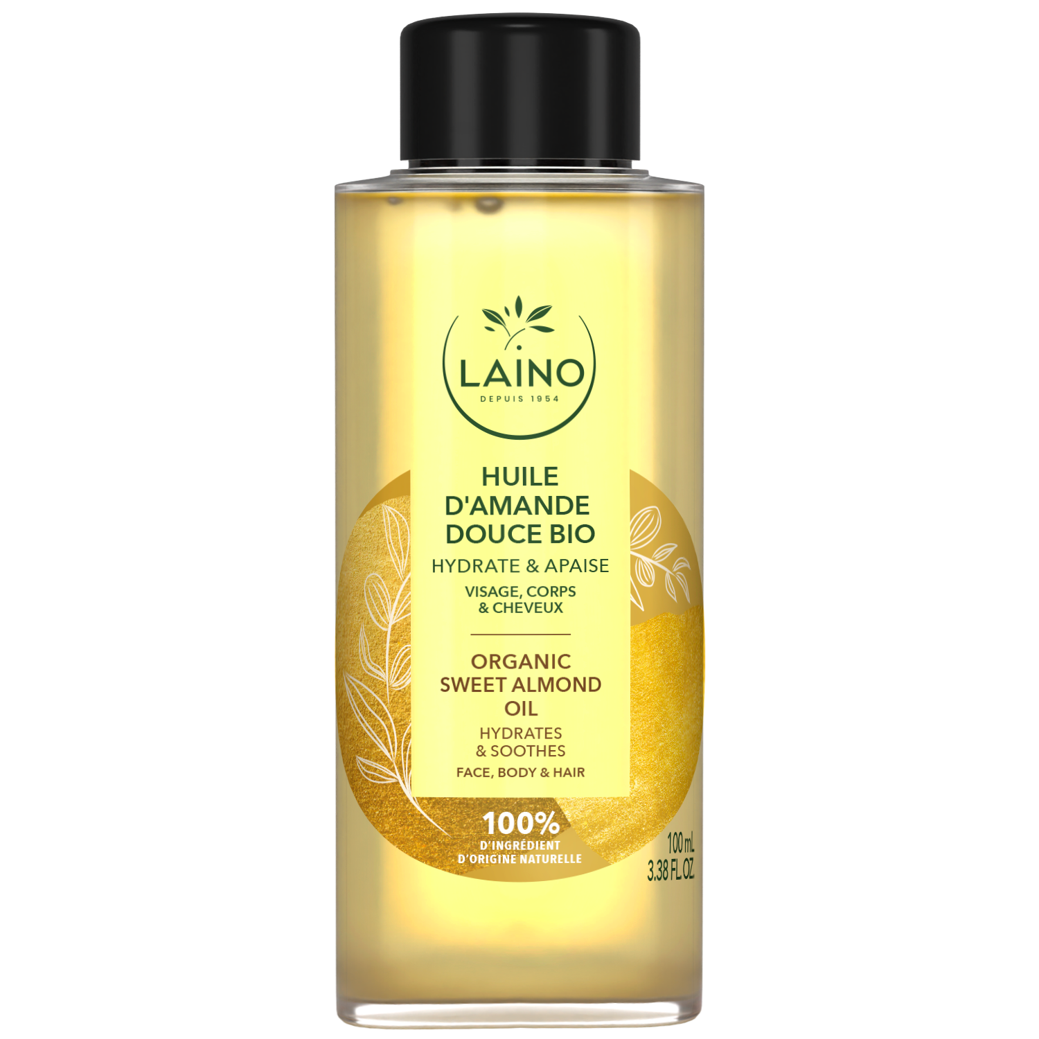 Laino Huile d'Amande Douce Flacon 100 ml