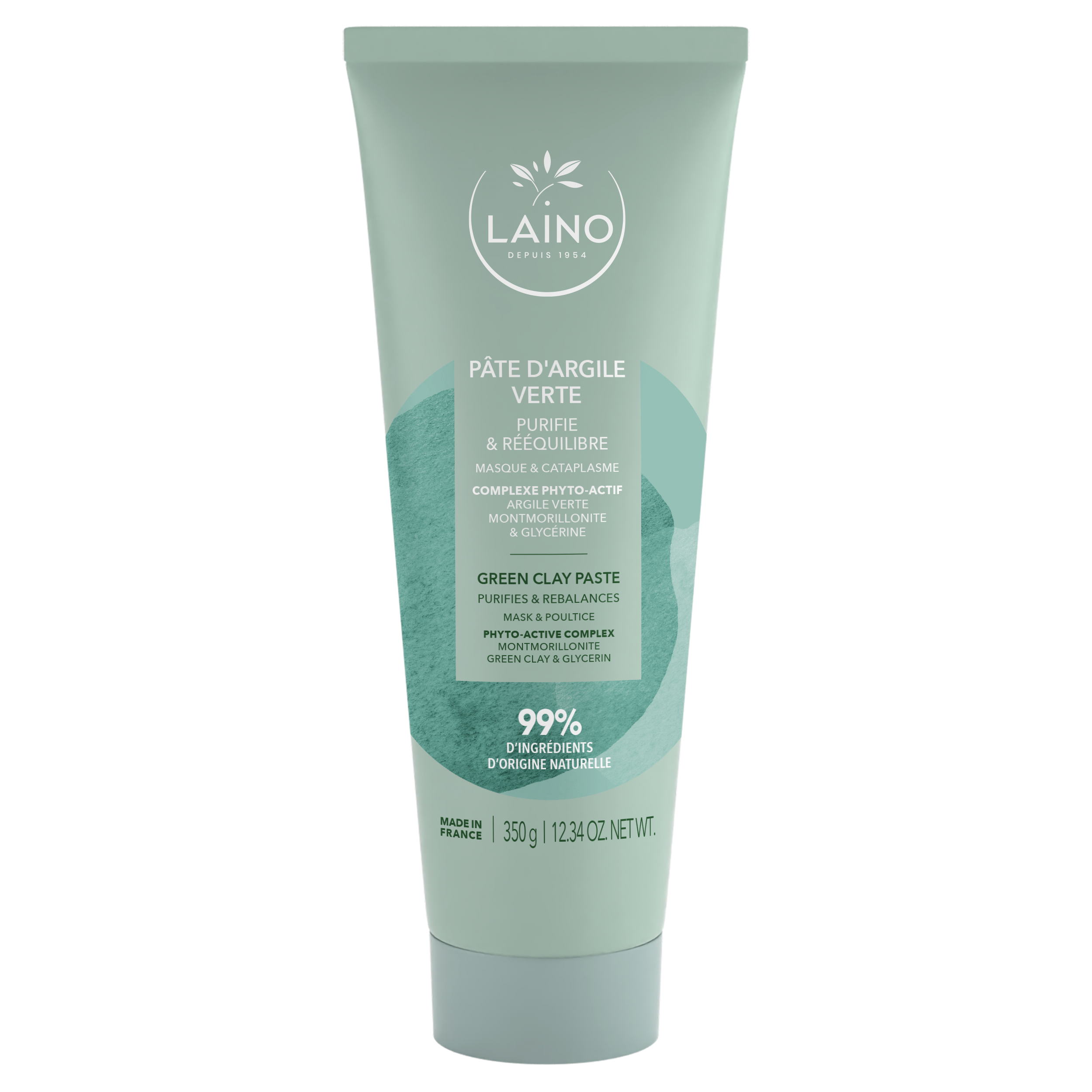 Laino Pâte d'Argile Verte Tube 350 g