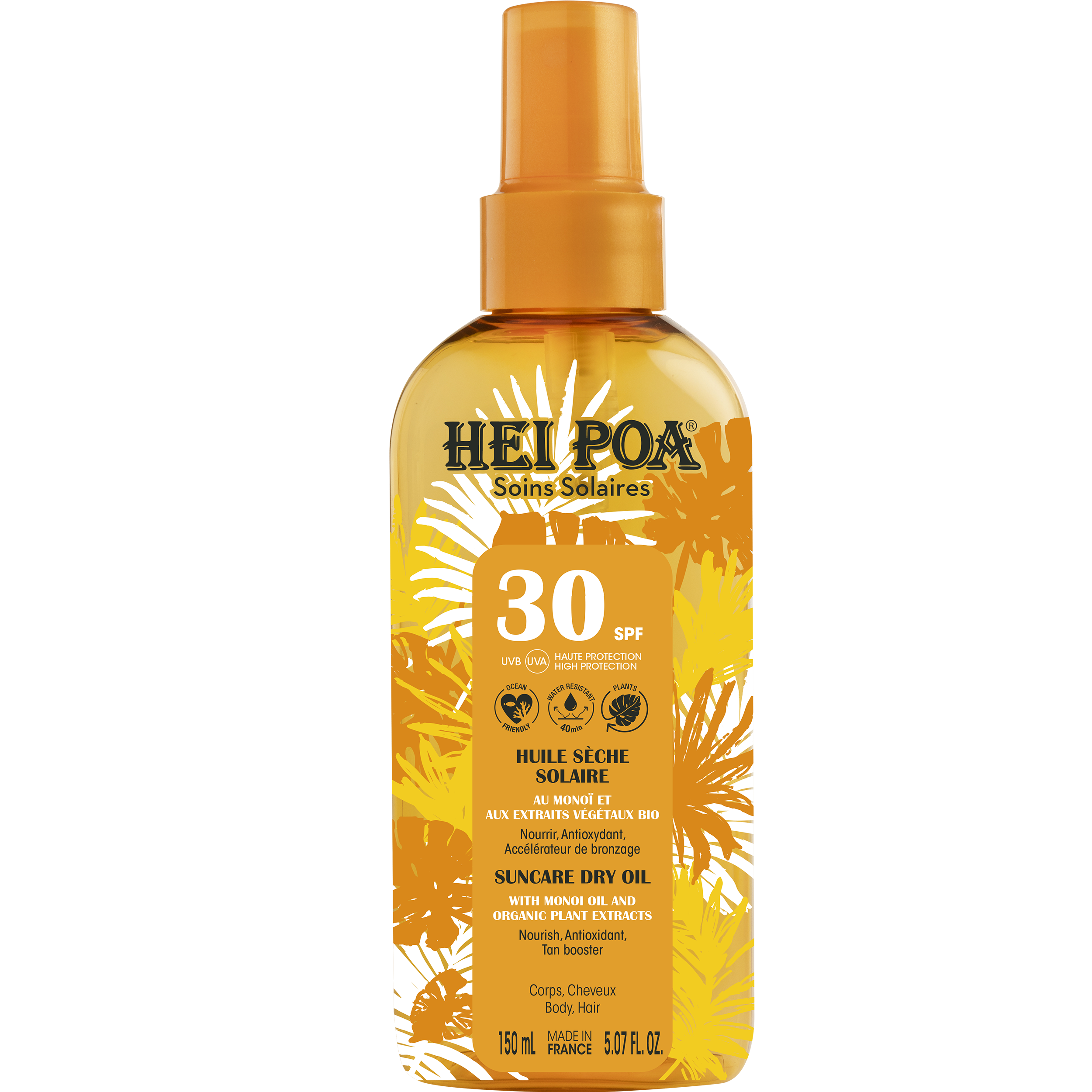 HEI POA Huile Sèche Corps & Cheveux SPF30 FL 150ml