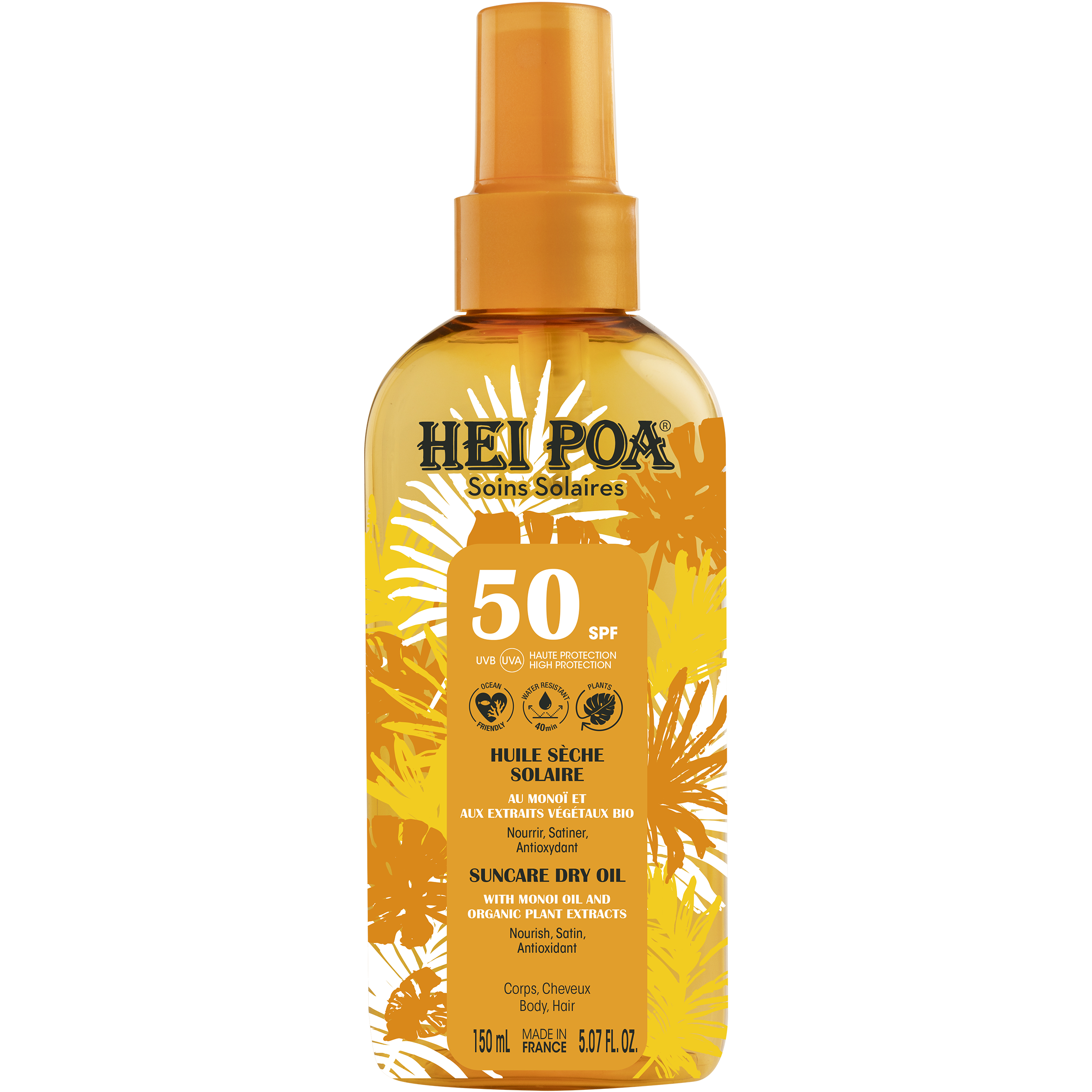 HEI POA Huile Sèche Corps & Cheveux SPF50 FL 150ml