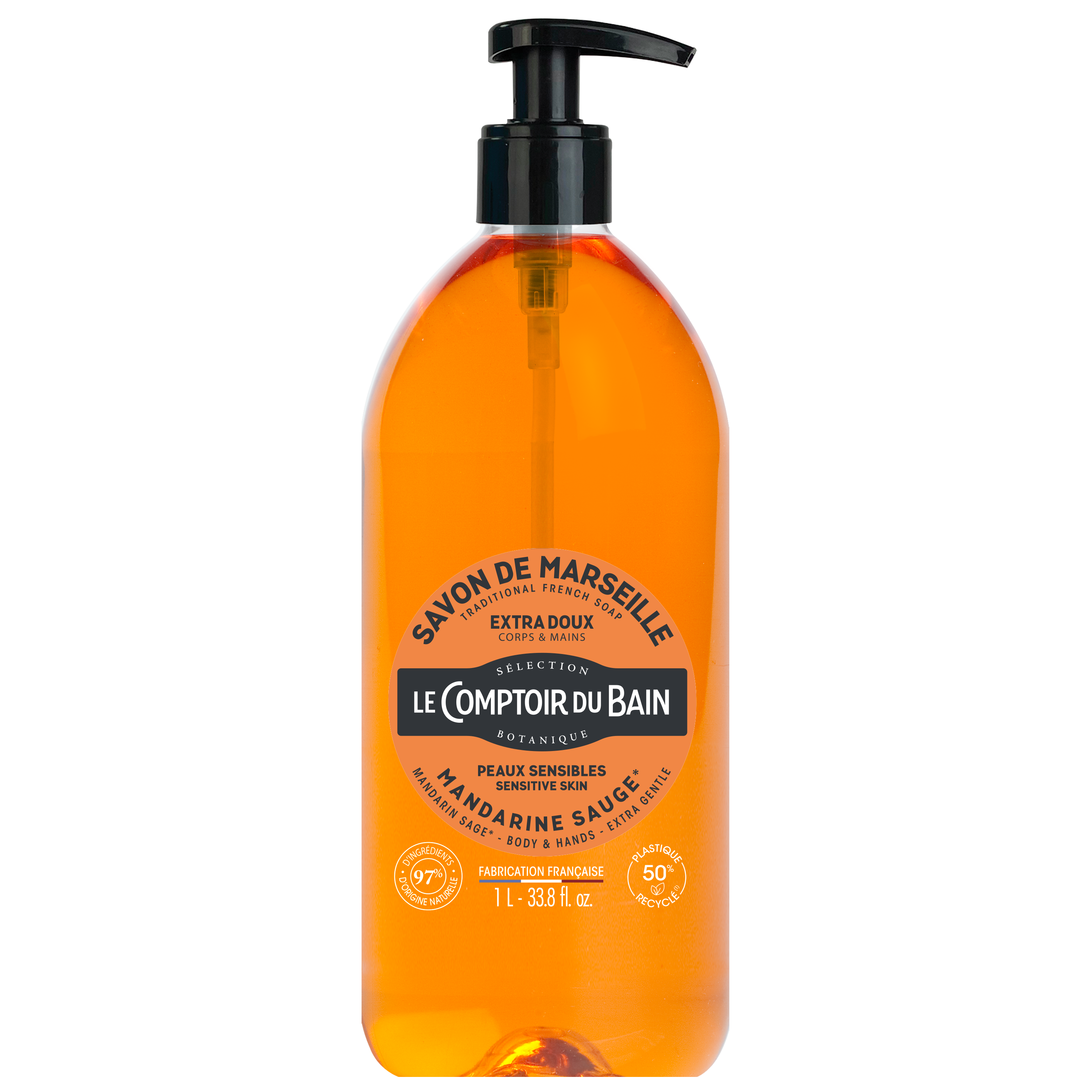 LCB - Savon liquide Mandarine sauge 1L