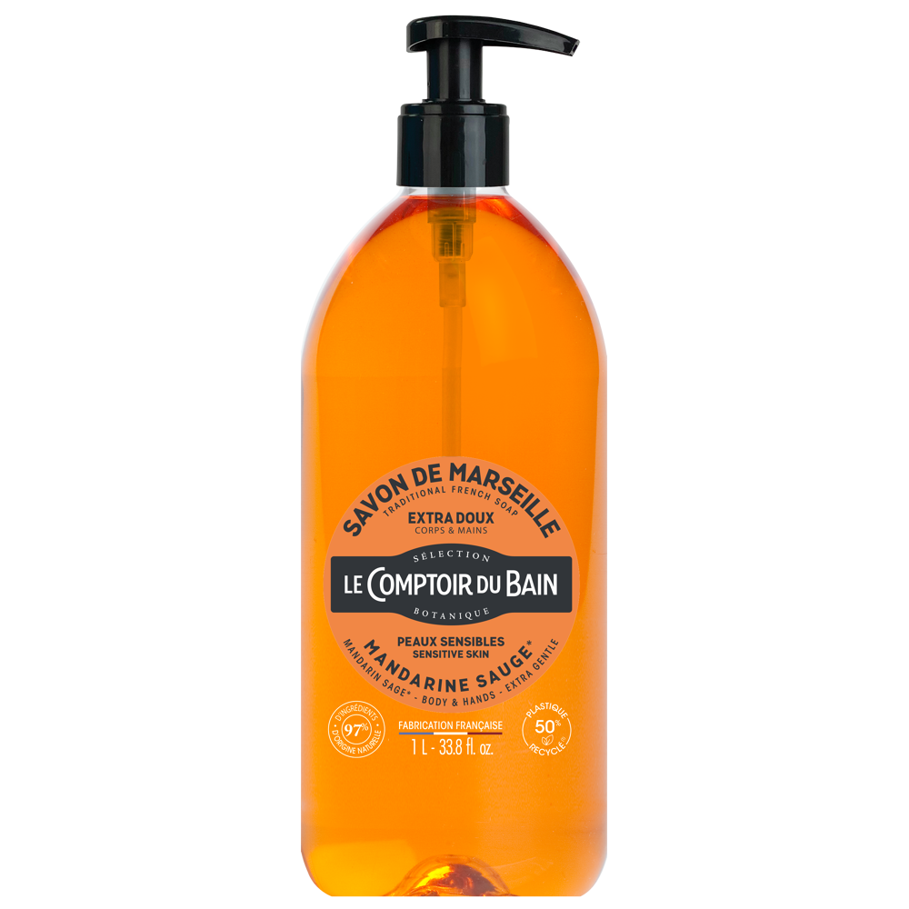 LCB - Savon liquide Mandarine sauge 1L