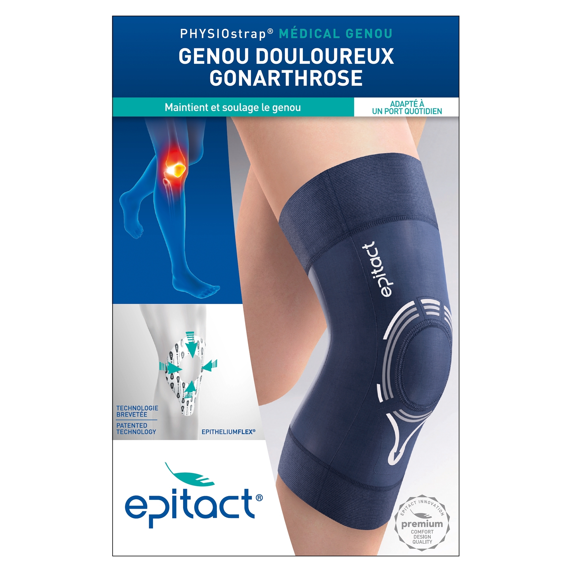 Protection genoux douloureux : Taille M