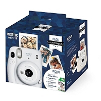 Appareil photo Fujifilm Pack iconique Instax Mini 11 + film + housse + guirlande - 70100148137 - Bla