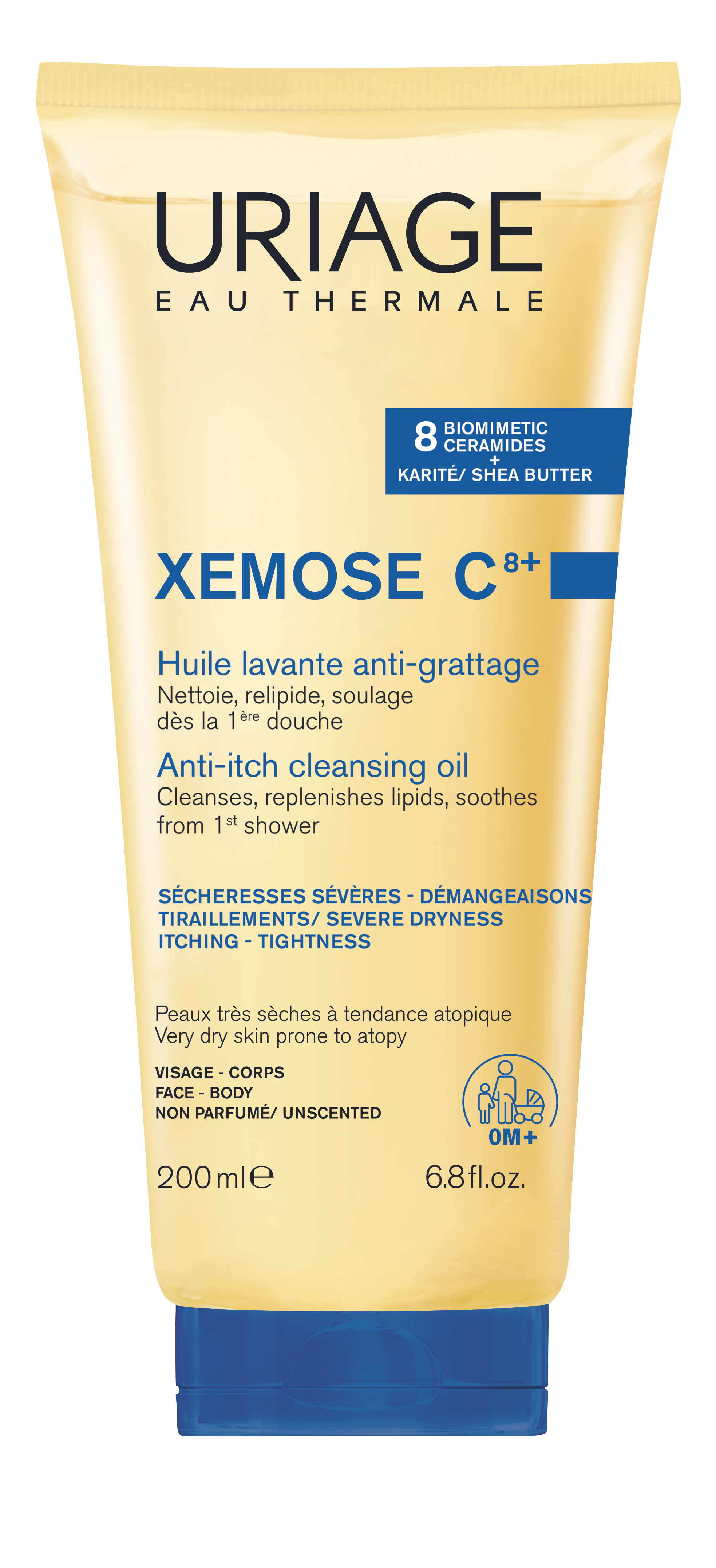 Xémose huile nettoyante apaisante 200ml