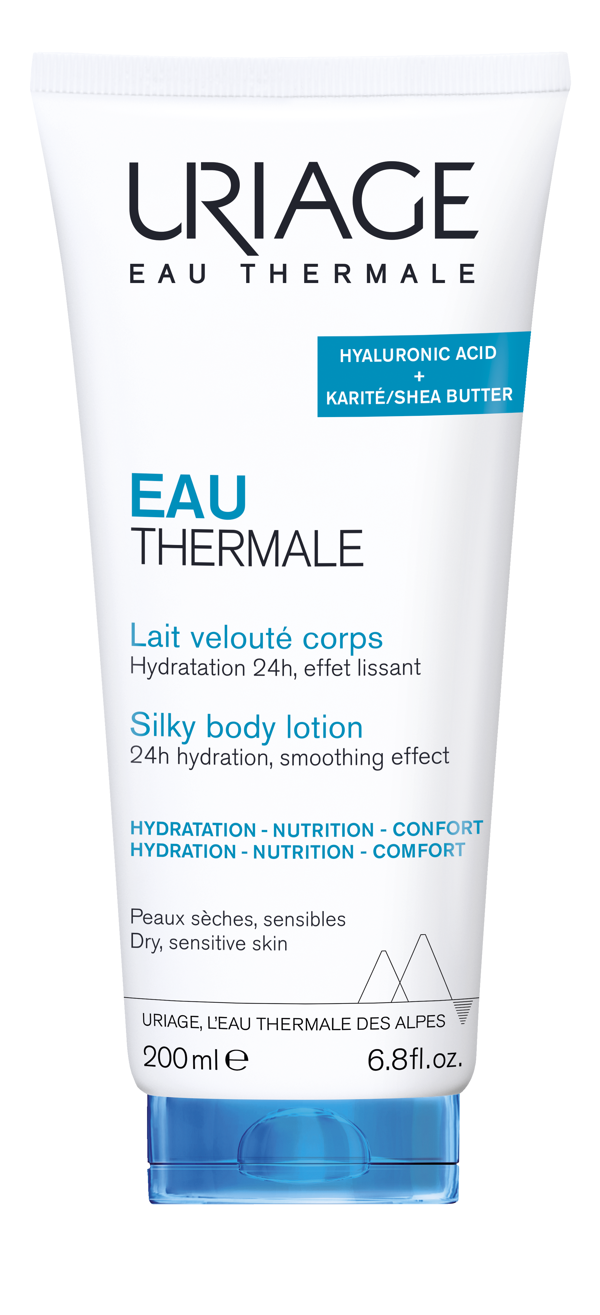 Eau thermal lait velouté corps