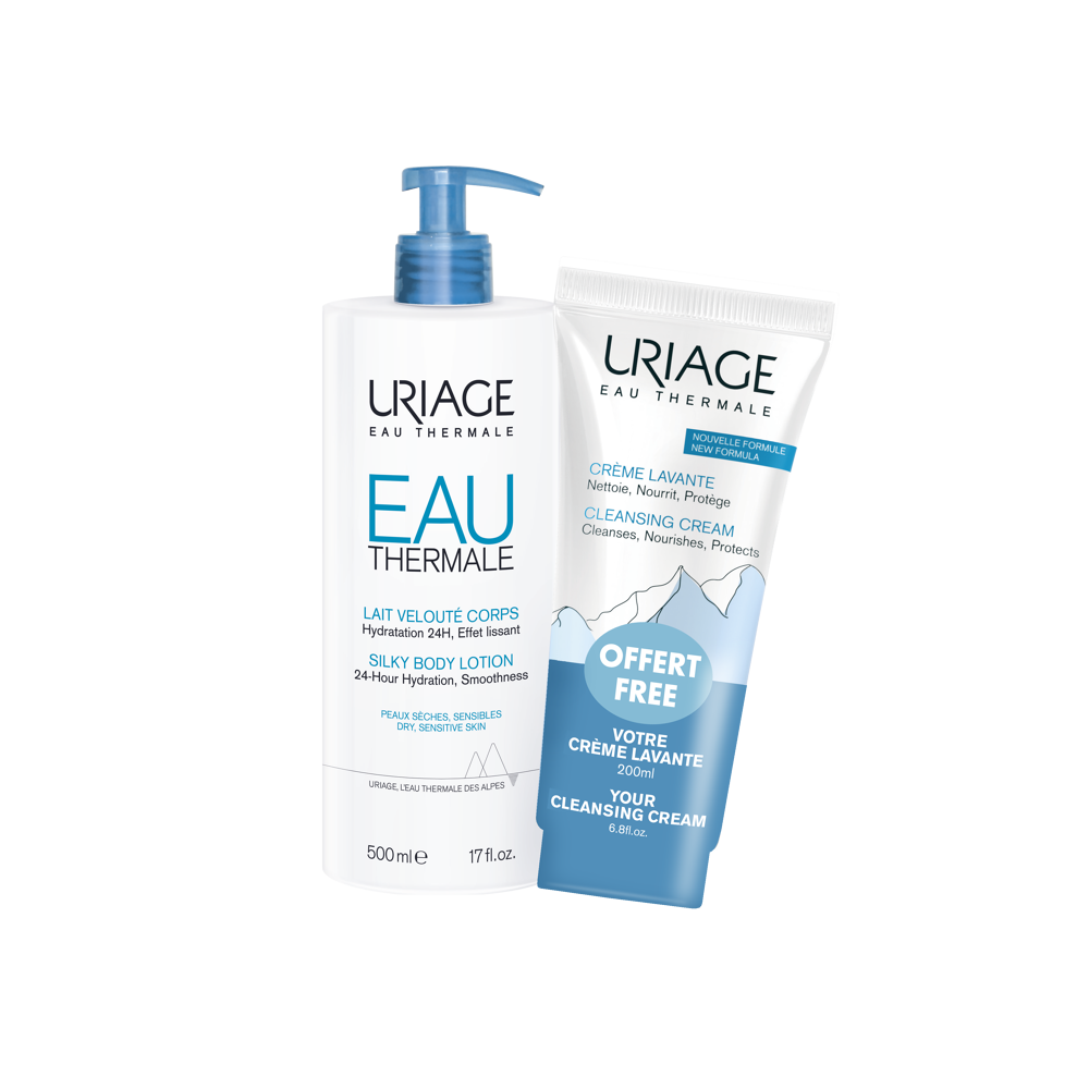 Eau Thermale Lait Velouté Corps 500ml + Crème Lavante 200ml