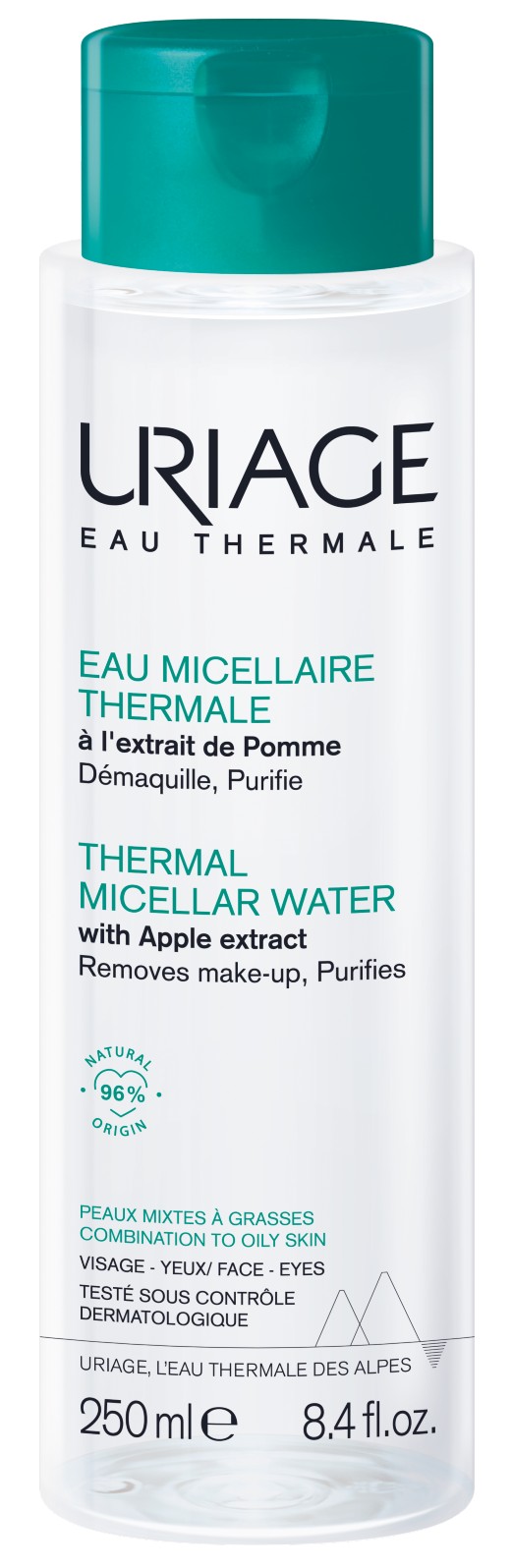 Eau Micellaire Thermale Peaux Mixtes à Grasses 250ml