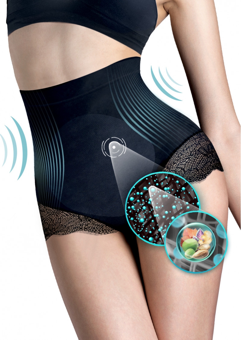 Culotte Dentelle Ventre Plat Minceur Noir S/M