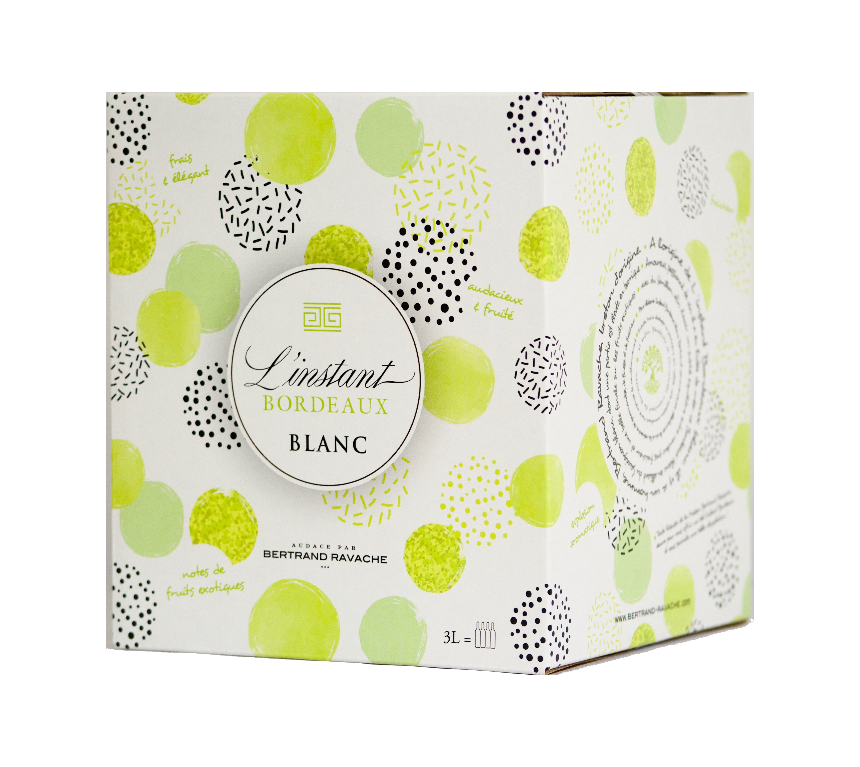 L'Instant - Bordeaux AOP - Blanc Sec - Bag in Box - 300 cl