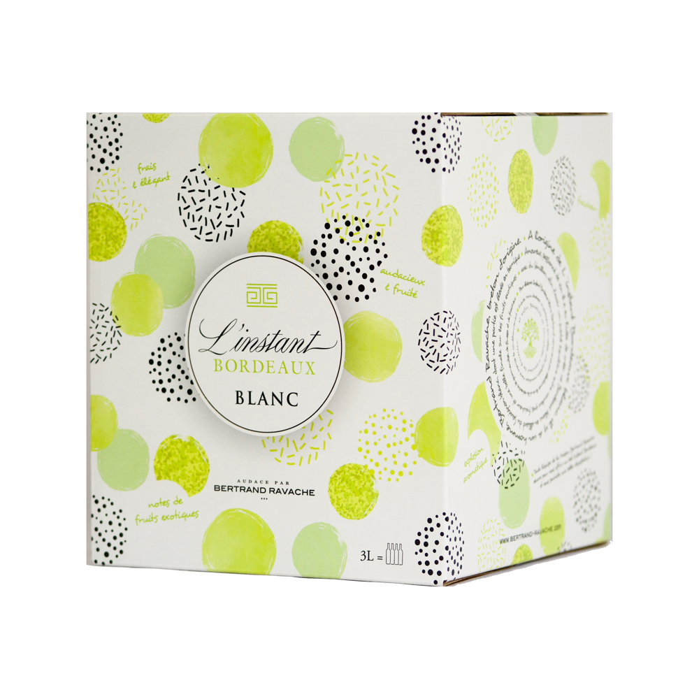 L'Instant - Bordeaux AOP - Blanc Sec - Bag in Box - 300 cl