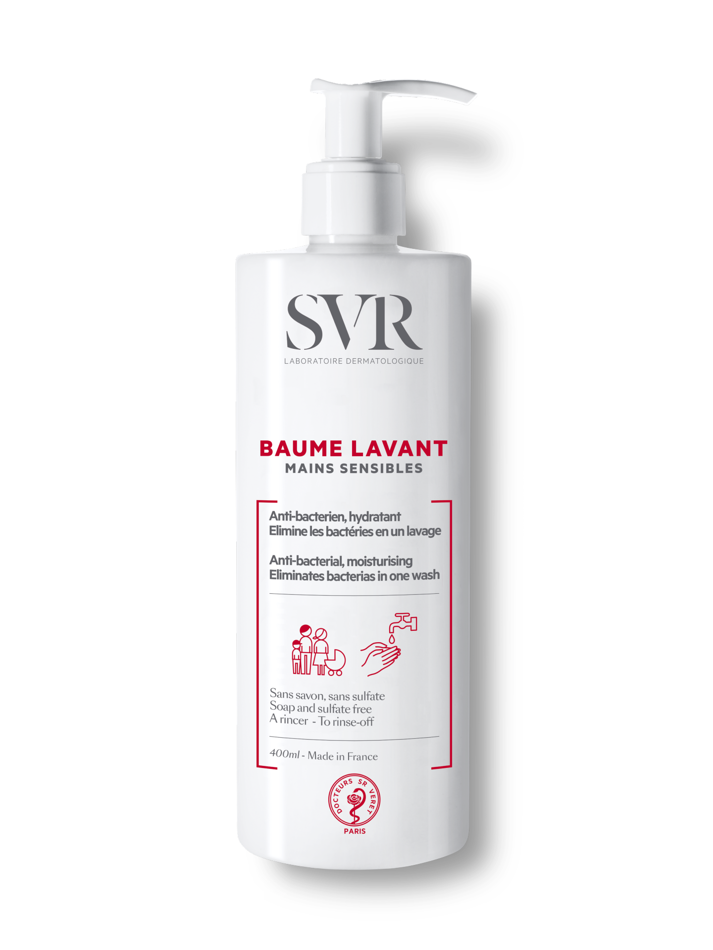 Baume Lavant mains sensibles 400ml