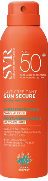 Lait crépitant hydratant invisible sans alcool SPF50+ 200ml