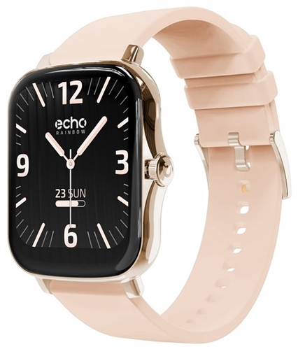 Montre connectée Echo Rainbow Rose dorée
