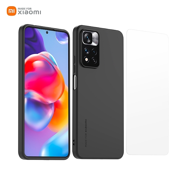 Pack Xiaomi Coque et Verre Trempé Redmi Note 11 Pro+ 5G