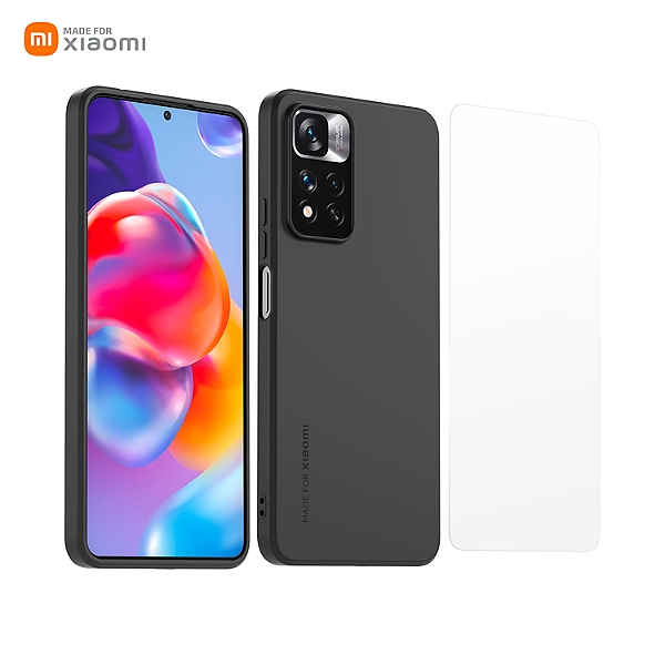 Pack Xiaomi Coque et Verre Trempé Redmi Note 11 Pro+ 5G