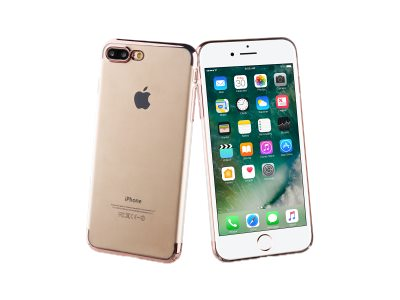 Coque de protection Muvit Crystal iPhone 7/9 or rose