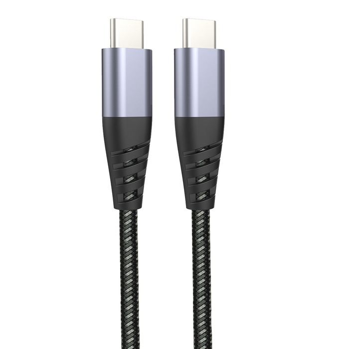 tiger cable ultra resistant type-c/type-c 1,2m gris