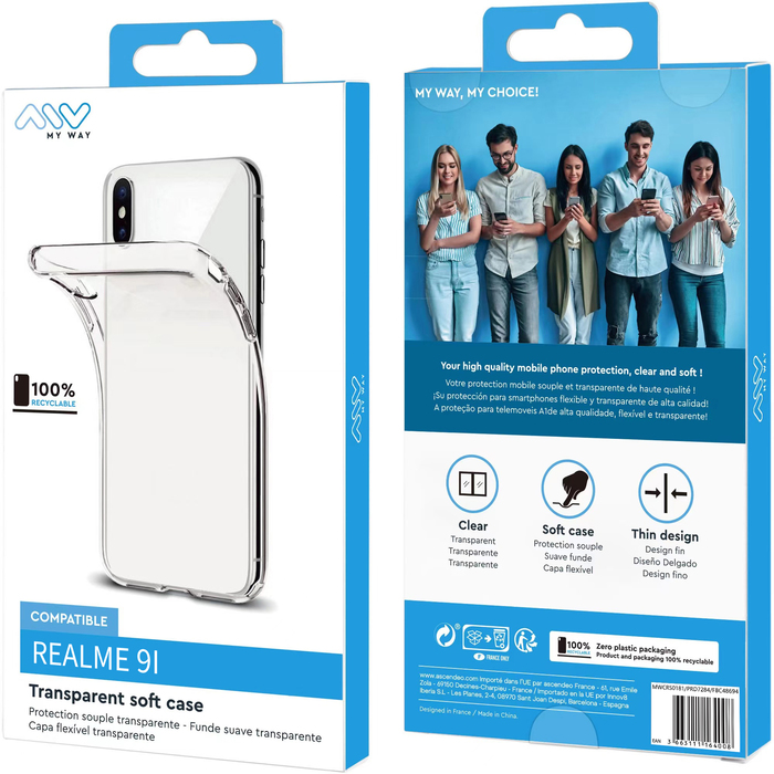 Coque de Protection Souple MyWay Realme 9I Transparente