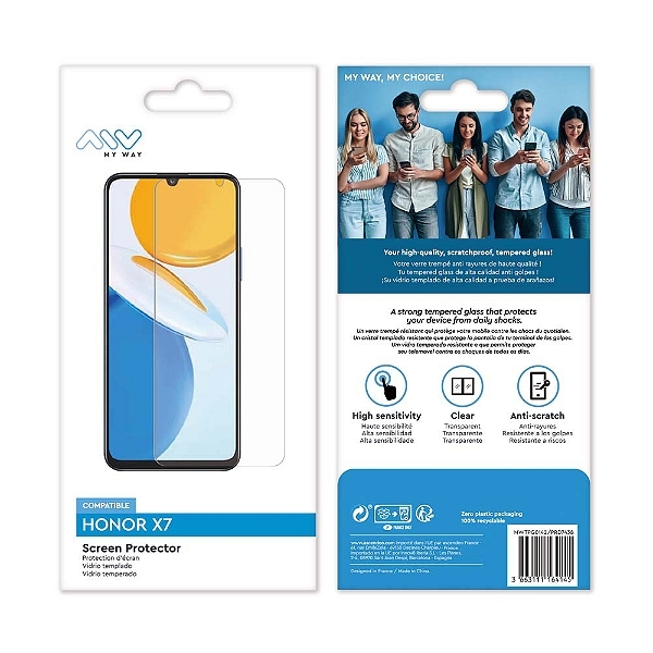 Verre Trempé Plat MyWat Honor X7