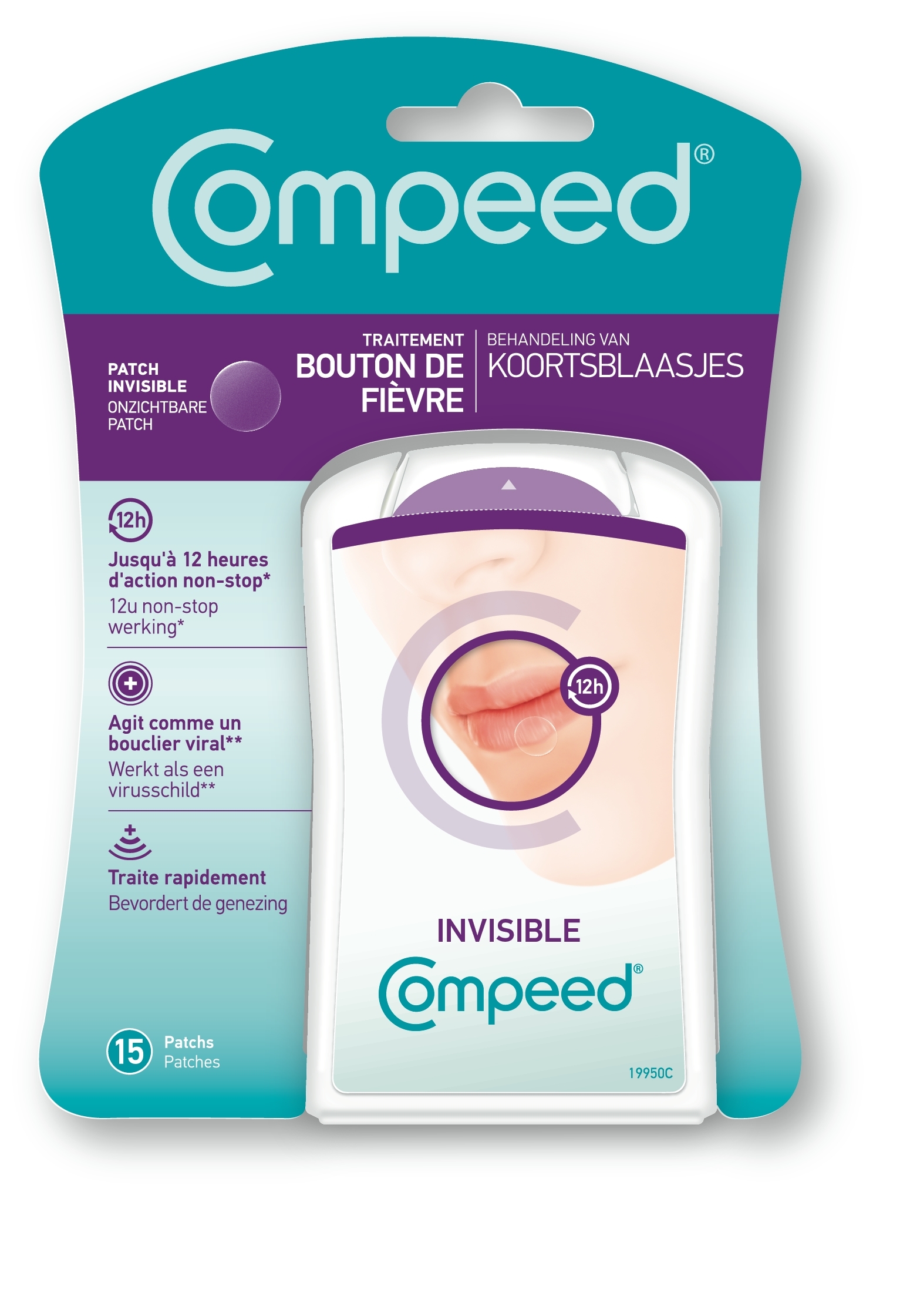 Patchs Invisibles Bouton de fièvre BT15