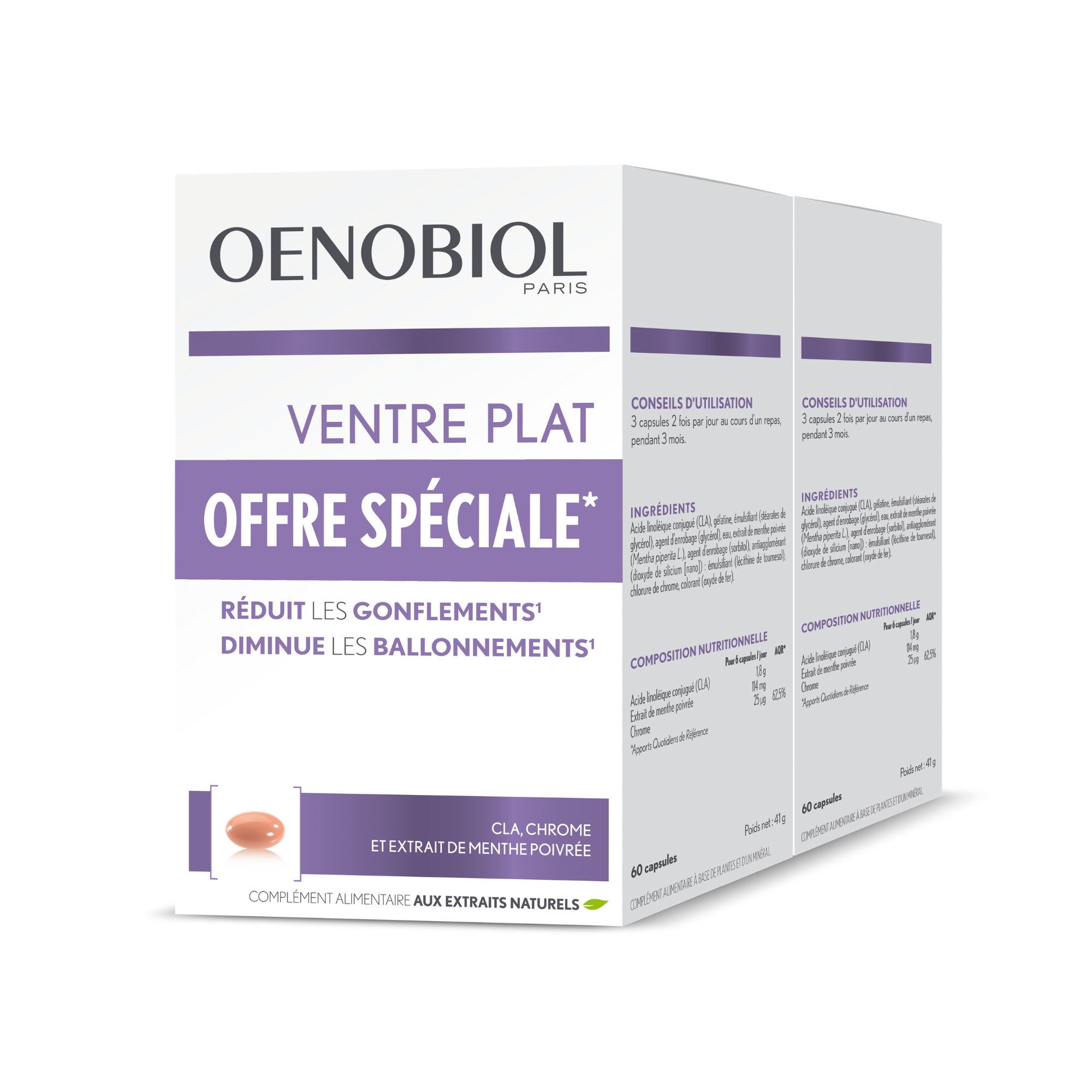Ventre plat 2x60 capsules