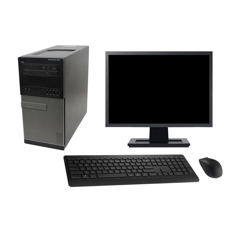 PC Dell Optiplex 7020 MT Reconditionné – I7-4770, RTX 3050, 16 Go RAM, SSD 1To, Windows 11