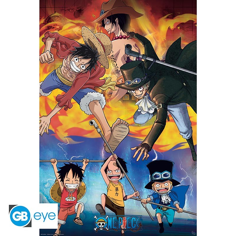 Poster Maxi Ace Sabo Luffy