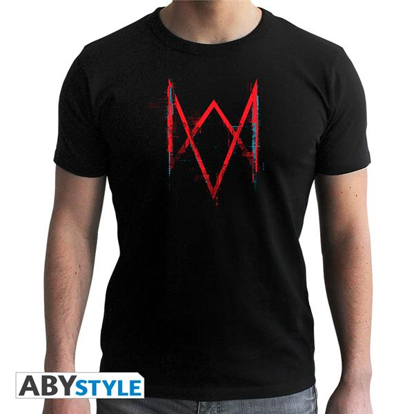 WATCH DOGS - Tshirt - Logo Legion - homme - MC black - Basic - Extra Small