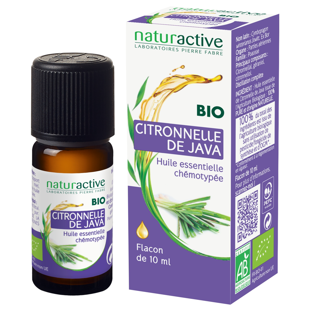 Huile Essentielle citronnelle de Java bio 10ml