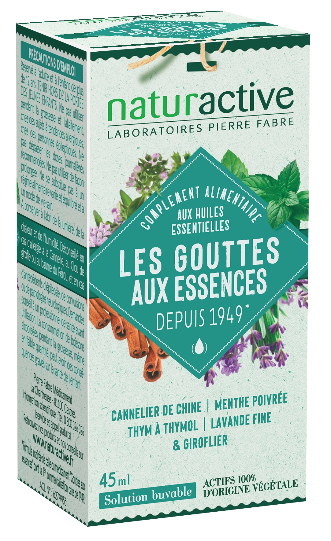 Naturactive Gouttes aux essences - 45 ml