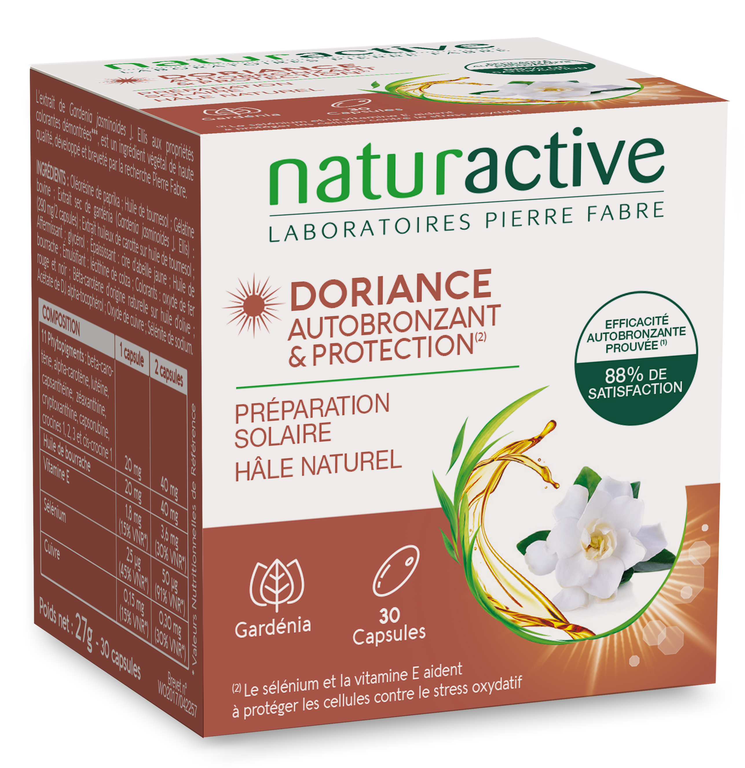 Doriance Autobronzant & Protection boite 30 capsules