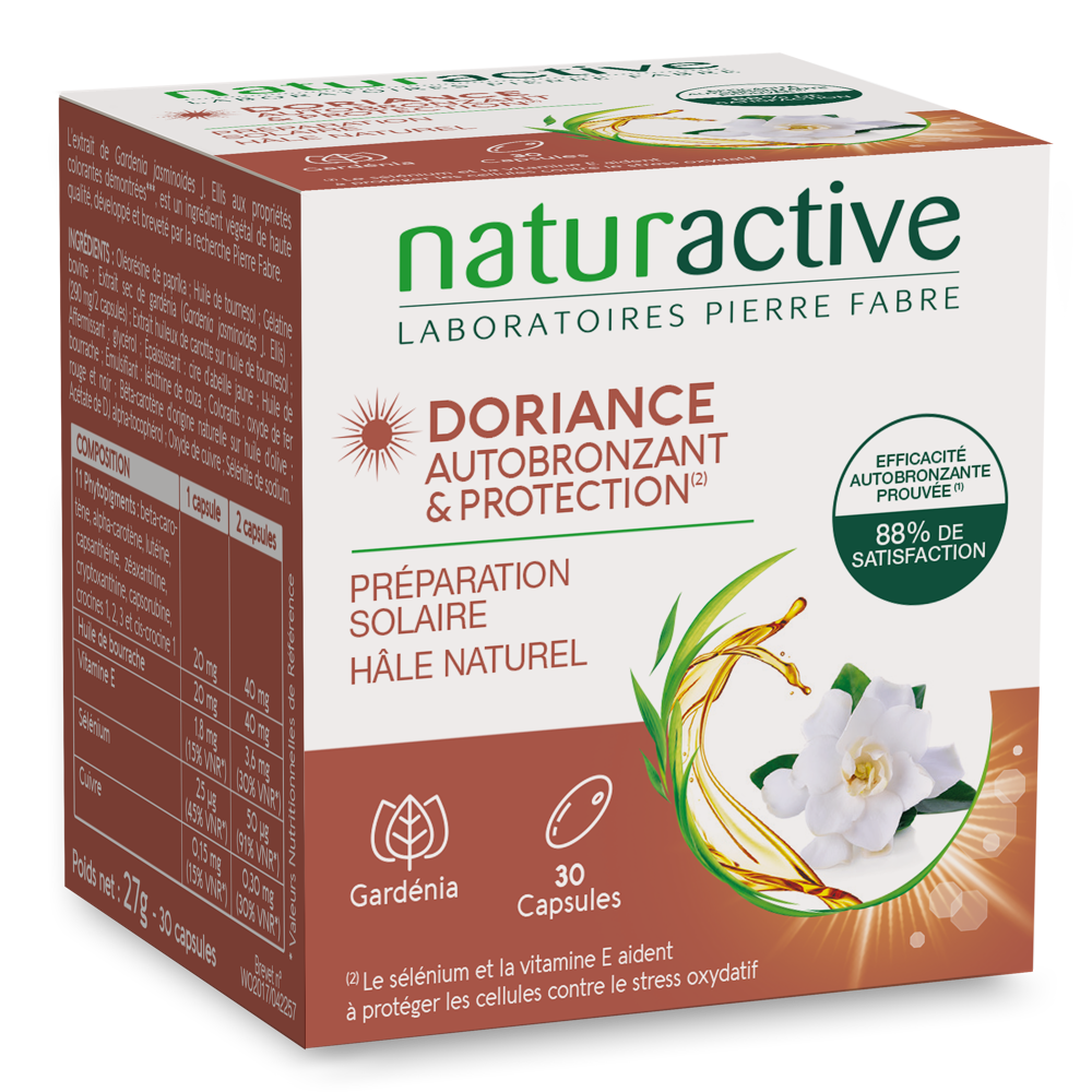 Doriance Autobronzant & Protection boite 30 capsules