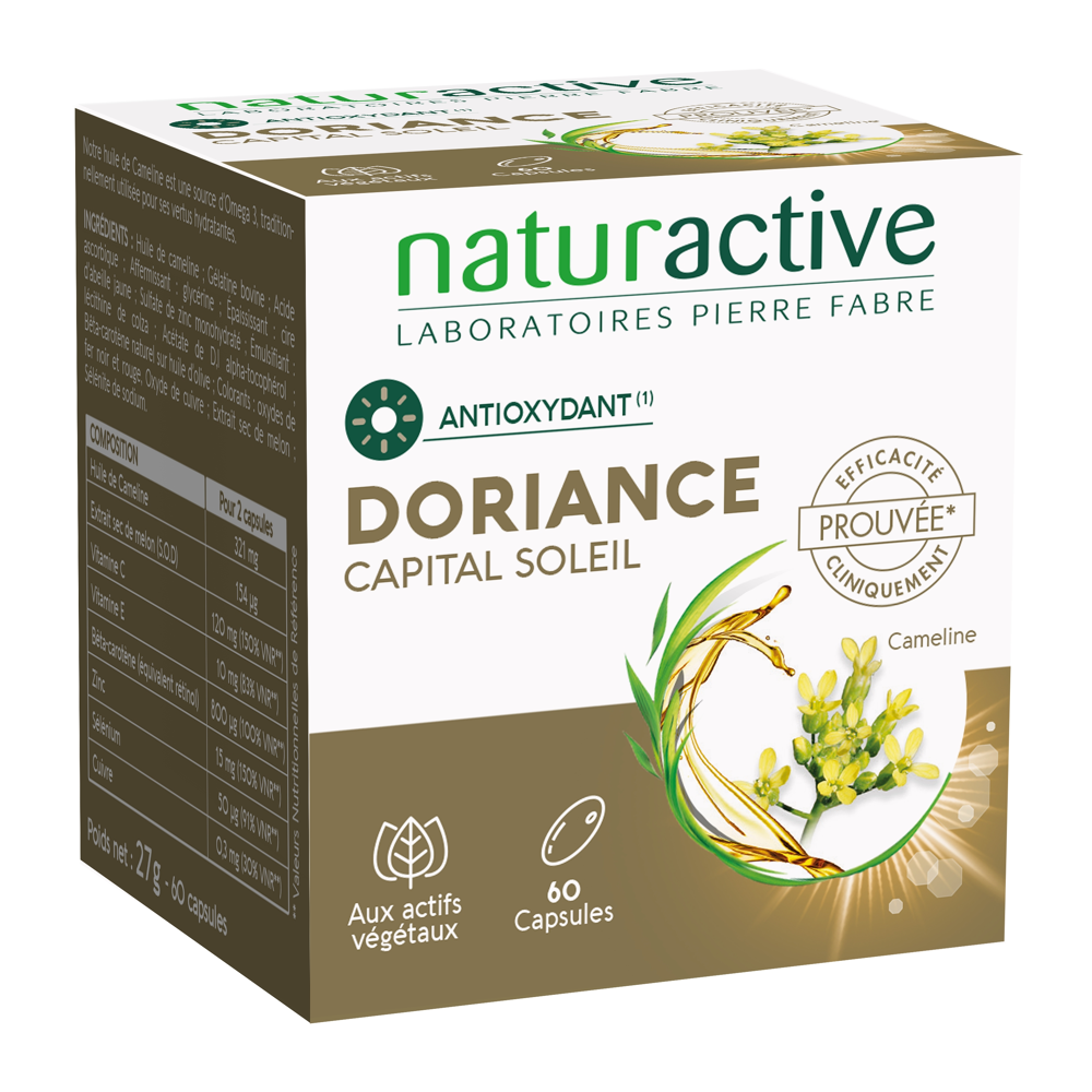 Doriance Capital Soleil boîtes de 60 capsules