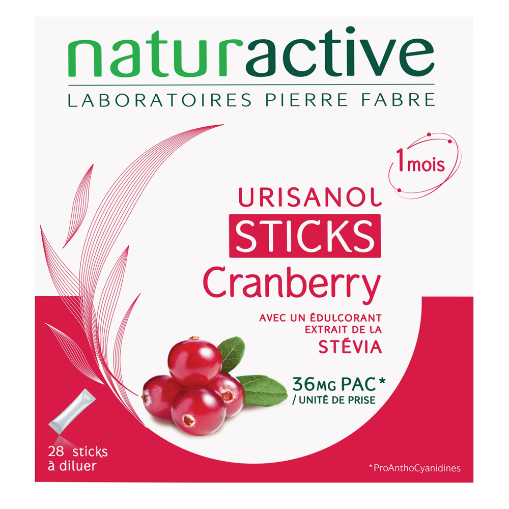 Urisanol sticks stévia X28 unités