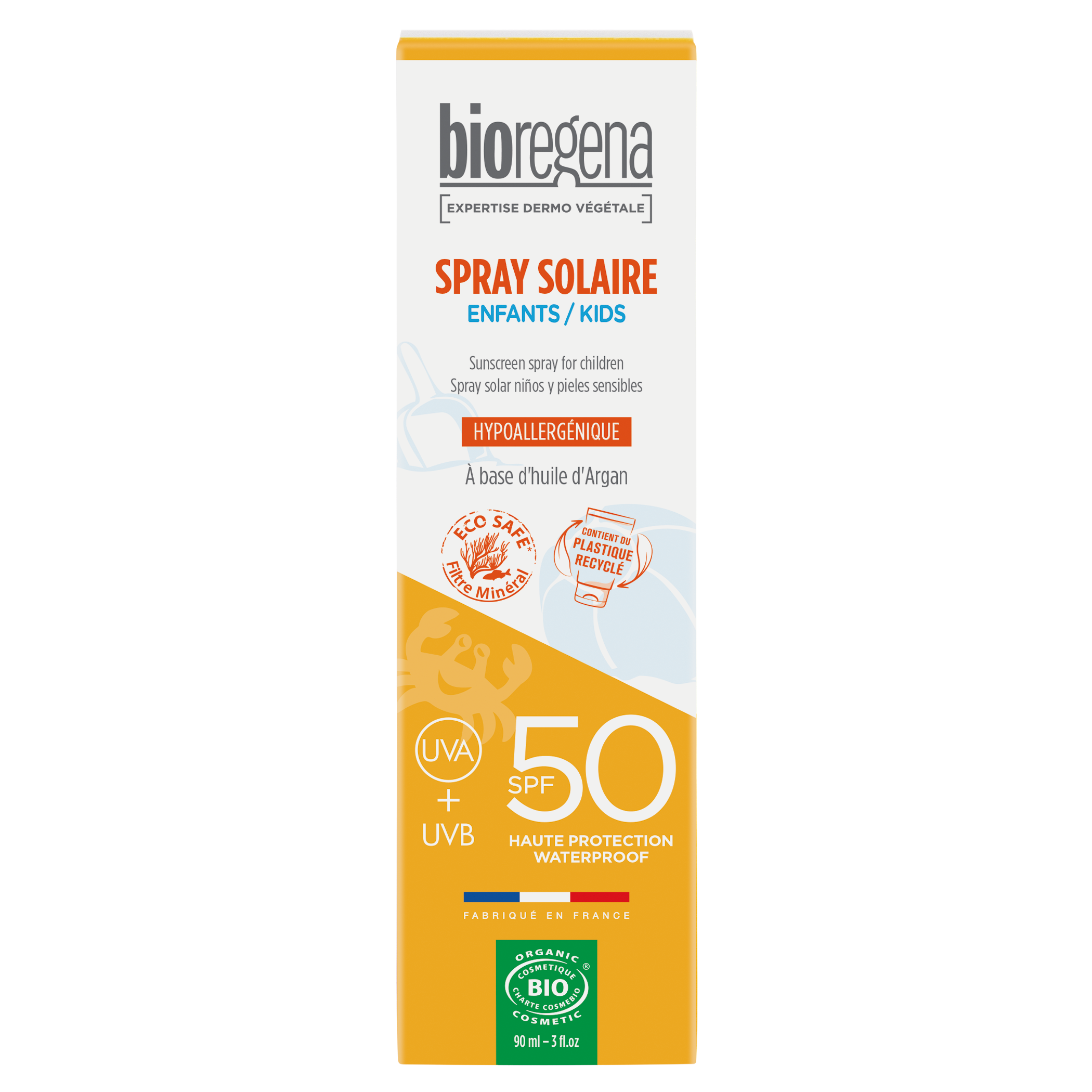 Spray soleil kid SPF50 bio 90ml
