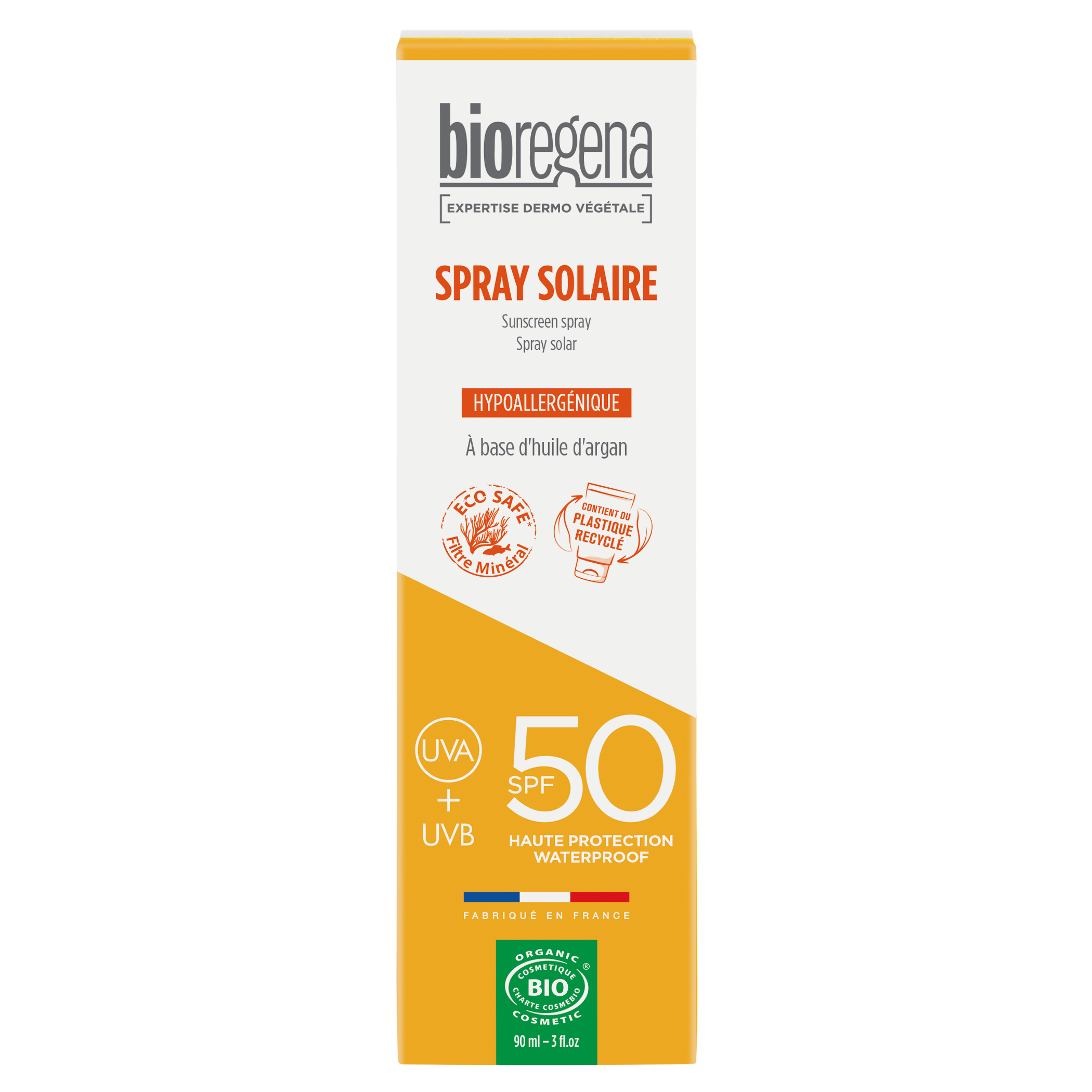 Spray solaire SPF50 Bio 90ml