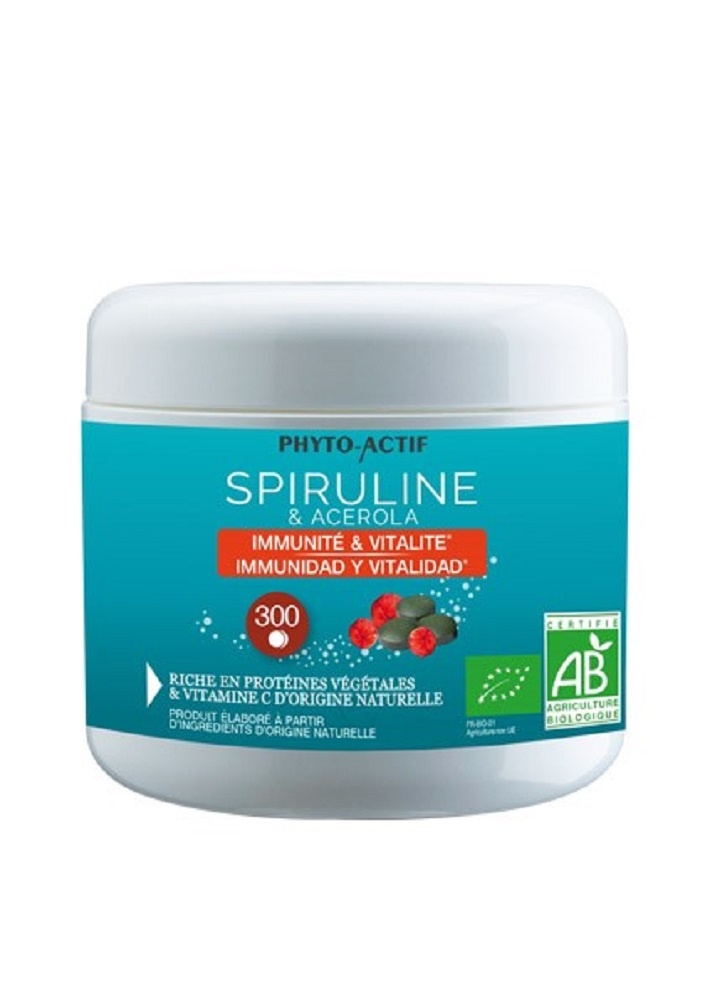 Spiruline & acérola bio 300 comprimés