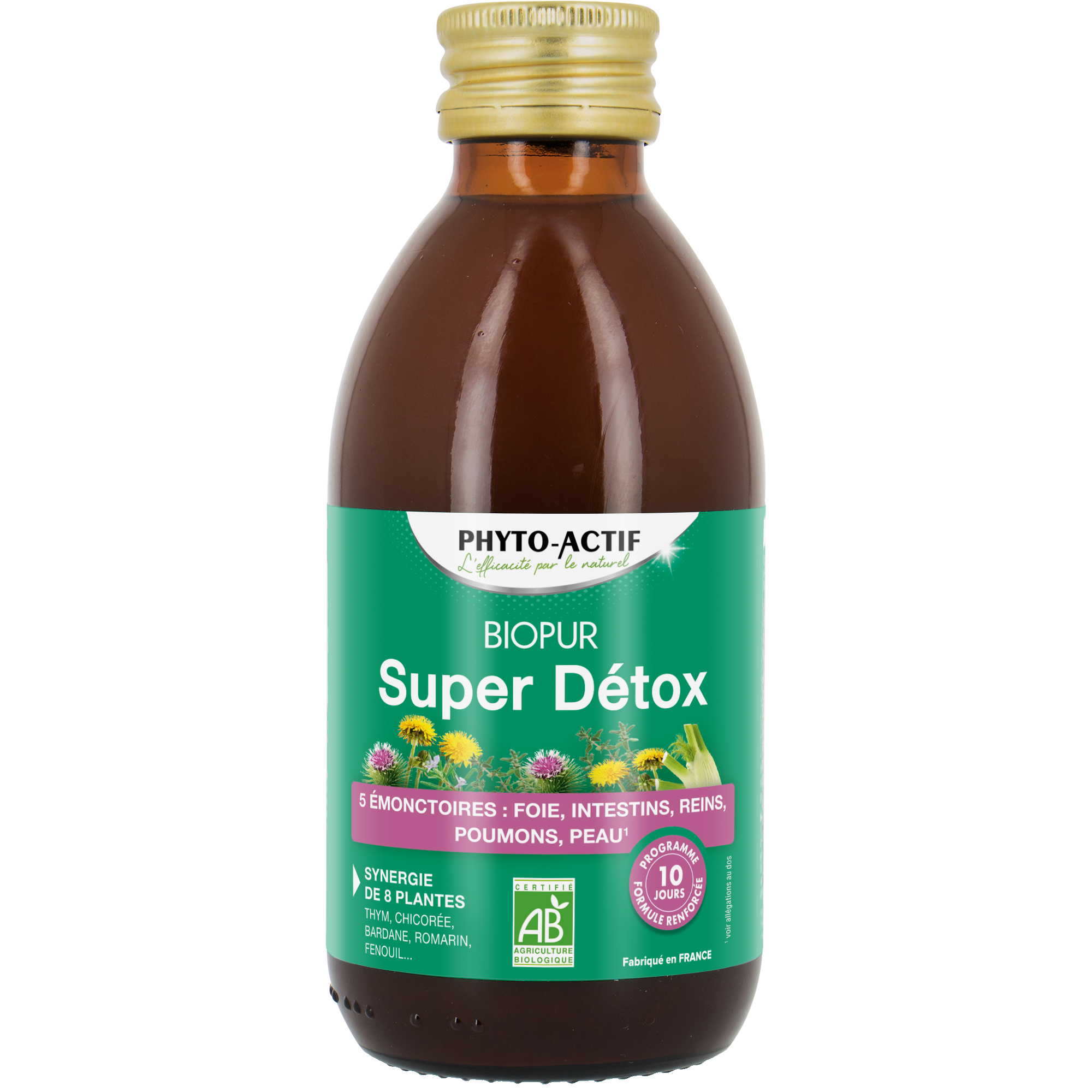 Phy cocktail detox 5 emonctoires Bio 500ml