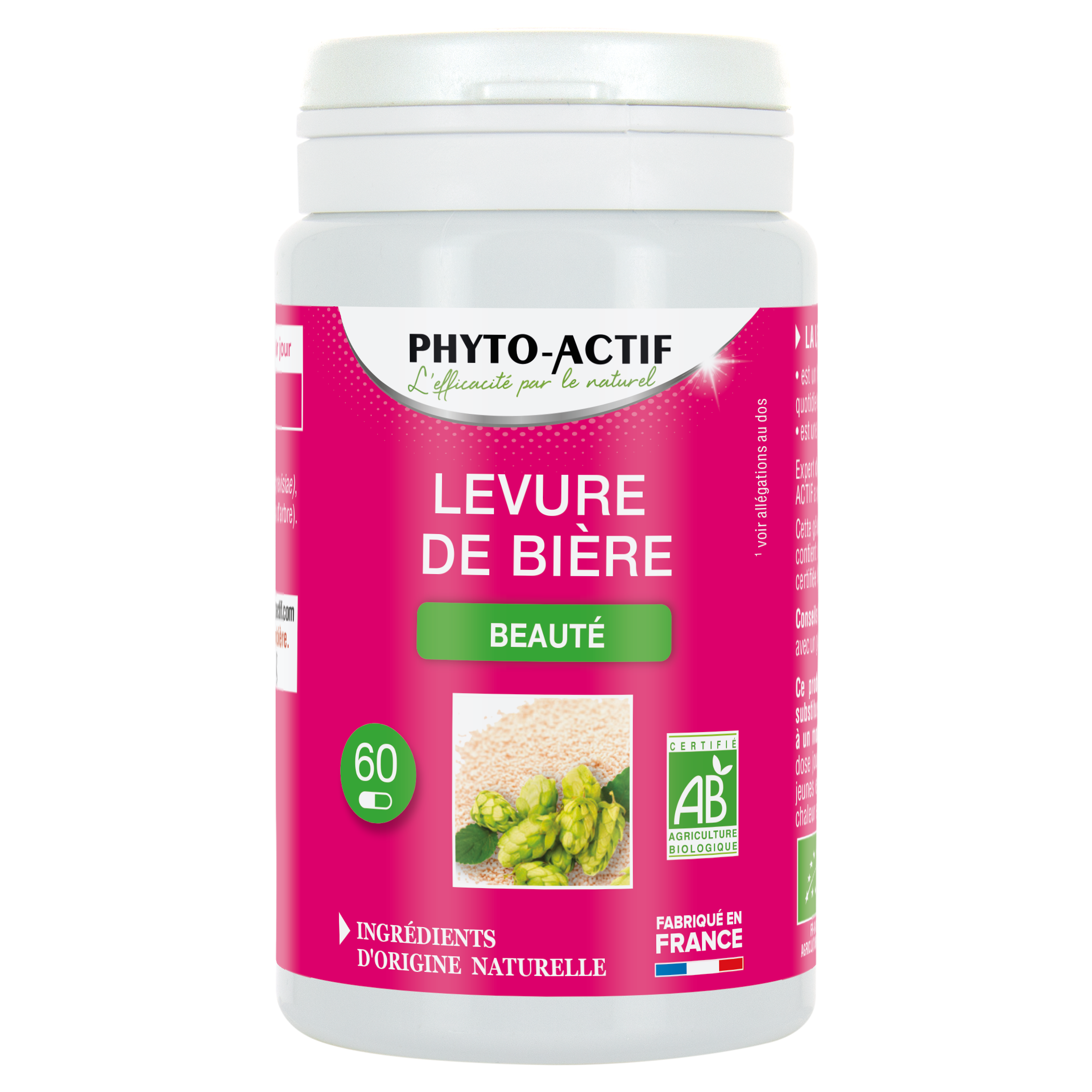 Levure de bière Bio - 60 gélules
