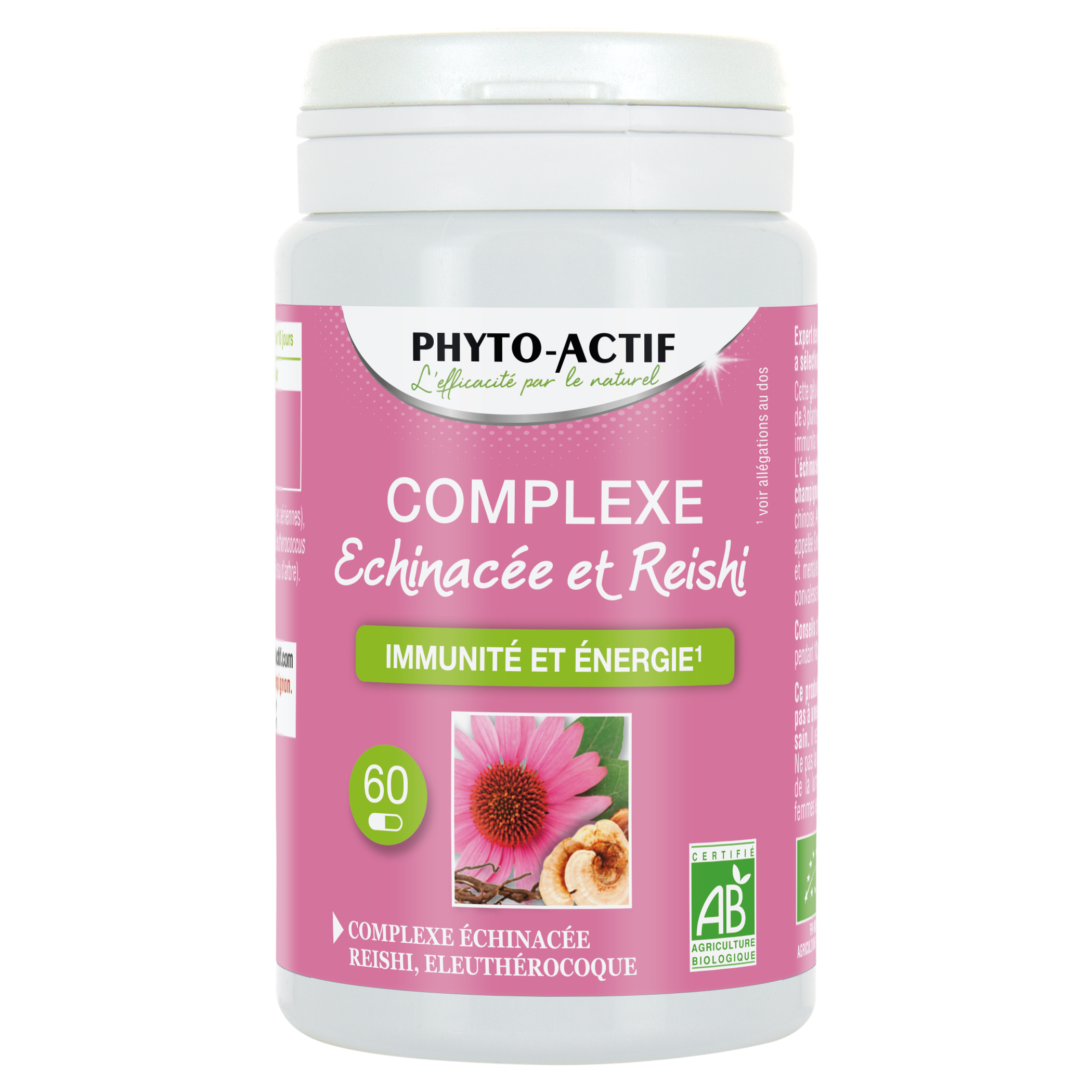 Complexe echinacée et reishi bio - 60 gélules
