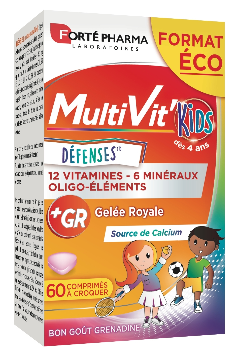 Multivit'4g Kids 60 Comprimés