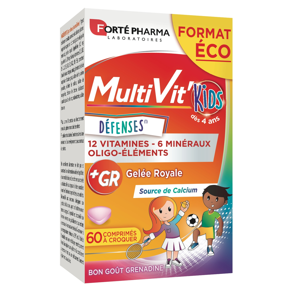 Multivit'4g Kids 60 Comprimés