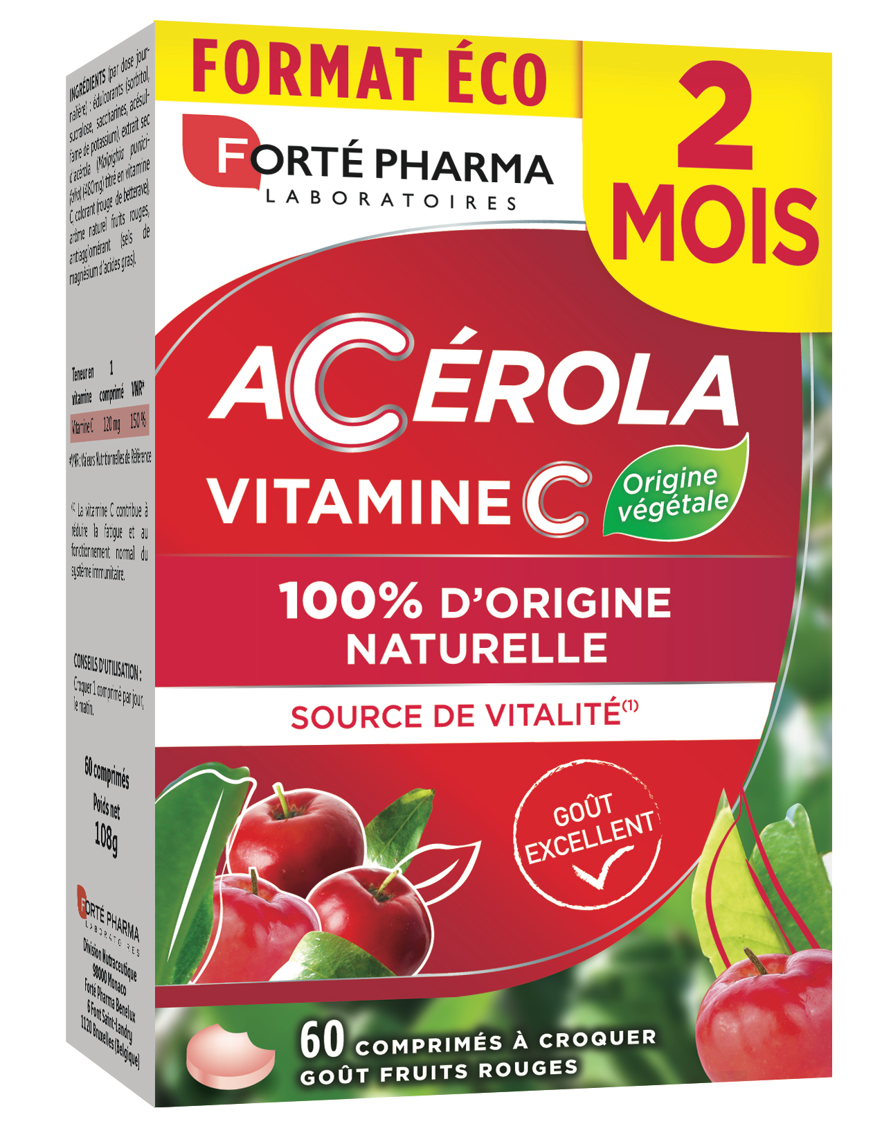 Acérola 60 comprimés