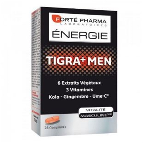 Energie Tigra+ Men vitalité masculine 28 comprimés