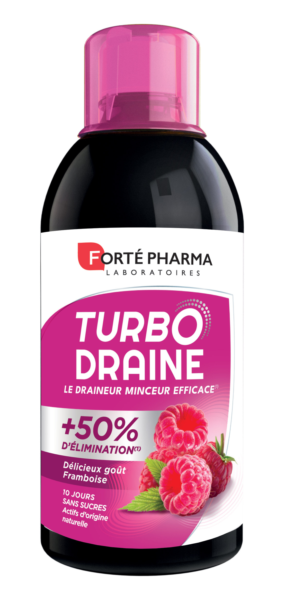 Turbodraine minceur 500ml - Goût : Framboise