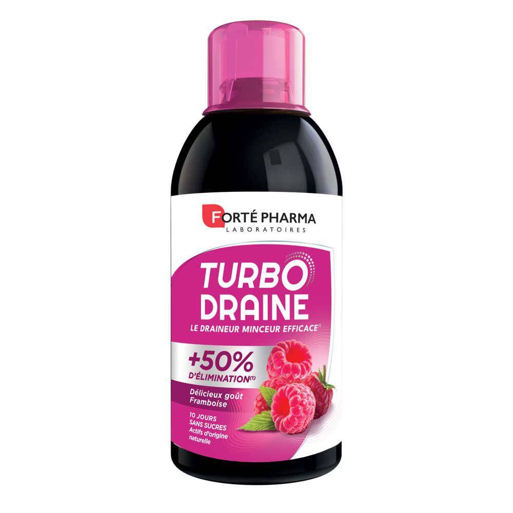Turbodraine minceur 500ml - Goût : Framboise