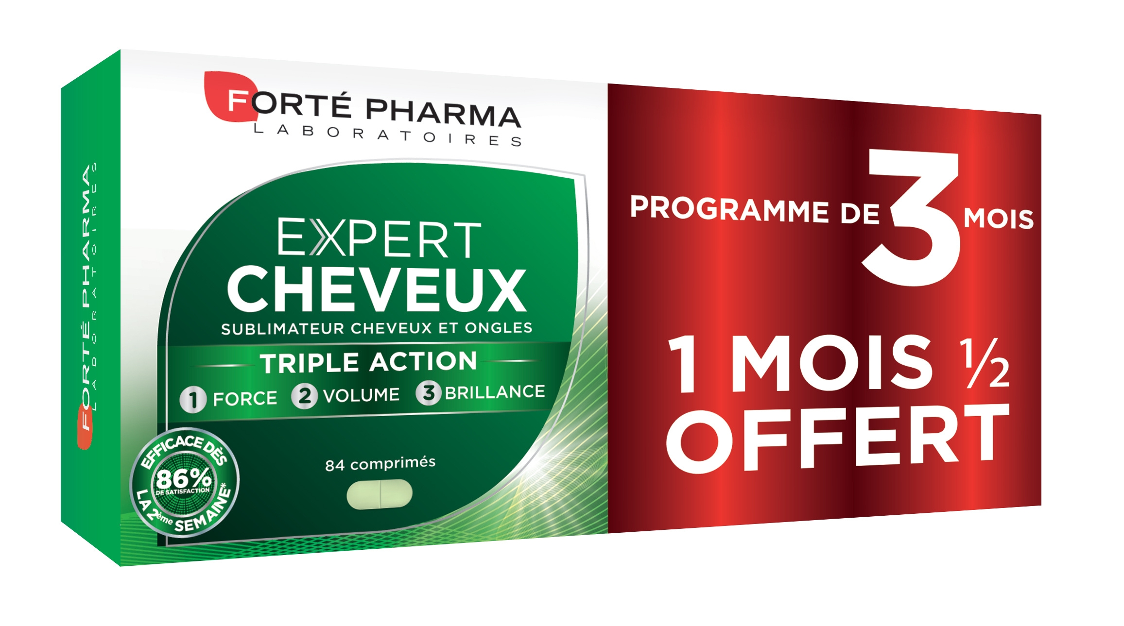 Forte pharma expert cheveux format 3 mois